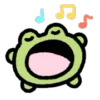 🎶 Эмодзи «эмоджи с милым лягушонком» для Telegram