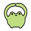 🐸 Эмодзи «эмоджи с милым лягушонком» для Telegram