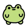 🐸 Эмодзи «эмоджи с милым лягушонком» для Telegram