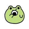 🍙 Эмодзи «эмоджи с милым лягушонком» для Telegram