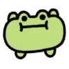 🐸 Эмодзи «эмоджи с милым лягушонком» для Telegram