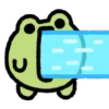 🐸 Эмодзи «эмоджи с милым лягушонком» для Telegram