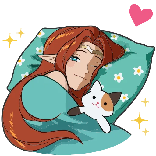 😴 Эмодзи «эмоджи с Сагиттой из ВК» для Telegram