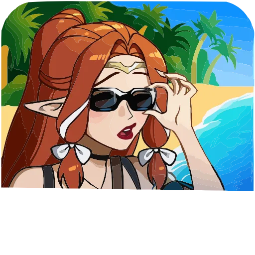 😎 Эмодзи «эмоджи с Сагиттой из ВК» для Telegram