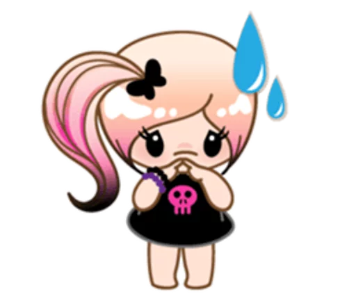 😥 Стикер «eMo GirLz» для Telegram