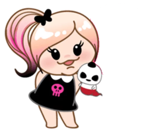 Стикерпак eMo GirLz для Telegram