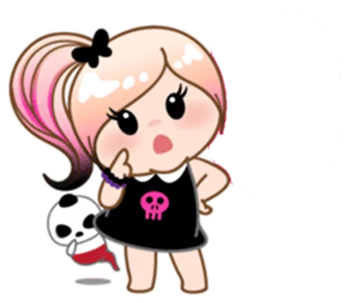 🤔 Стикер «eMo GirLz» для Telegram