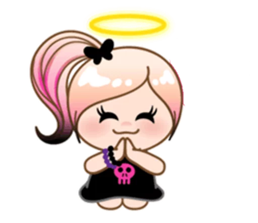 😇 Стикер «eMo GirLz» для Telegram