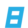 💙 Эмодзи «Голубые буквы, таблички» для Telegram