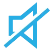 🔇 Эмодзи «Голубые буквы, таблички» для Telegram