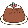 🤩 Эмодзи «🤩 pusheen - кот пушин в виде еды» для Telegram