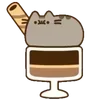 🌟 Эмодзи «🤩 pusheen - кот пушин в виде еды» для Telegram