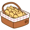 🤩 Эмодзи «🤩 pusheen - кот пушин в виде еды» для Telegram