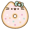 🤩 Эмодзи «🤩 pusheen - кот пушин в виде еды» для Telegram