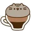 🌟 Эмодзи «🤩 pusheen - кот пушин в виде еды» для Telegram