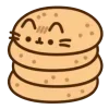 🤩 Эмодзи «🤩 pusheen - кот пушин в виде еды» для Telegram