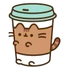🤩 Эмодзи «🤩 pusheen - кот пушин в виде еды» для Telegram