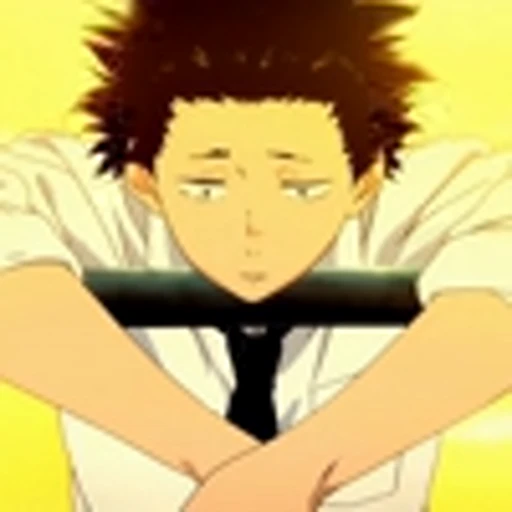 ☹️ Эмодзи «A Silent Voice movieФорма голоса Фильм» для Telegram