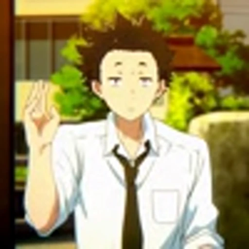 👋 Эмодзи «A Silent Voice movieФорма голоса Фильм» для Telegram