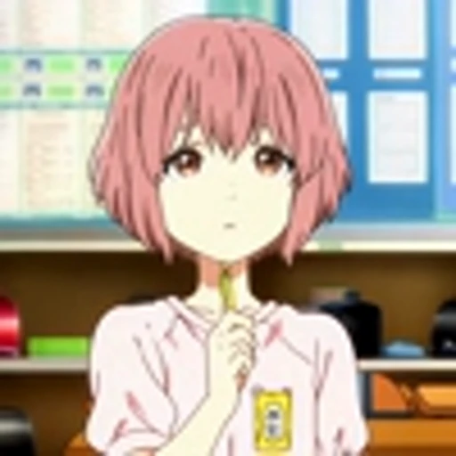 🤔 Эмодзи «A Silent Voice movieФорма голоса Фильм» для Telegram