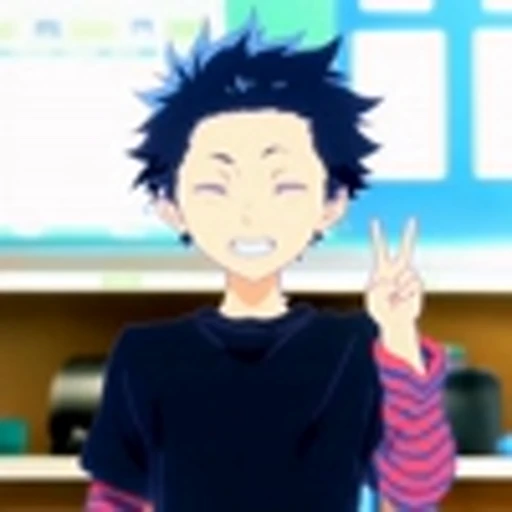 ✌️ Эмодзи «A Silent Voice movieФорма голоса Фильм» для Telegram