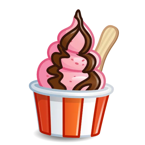 🍦 Эмодзи «Vice Cream» для Telegram