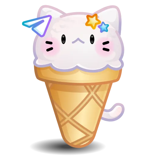 🍦 Эмодзи «Vice Cream» для Telegram