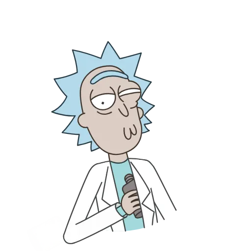🥴 Эмодзи «Рик и Морти» для Telegram