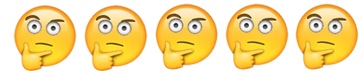 🤔 Стикер «Emoji combination??» для Telegram