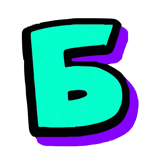 🩵 Эмодзи «Бирюзовые буквы и эмодзи» для Telegram