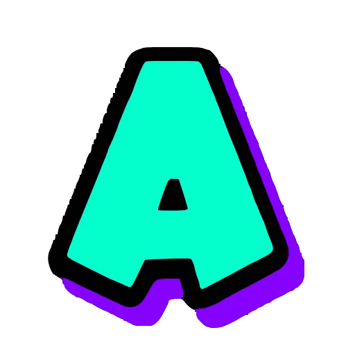 🩵 Эмодзи «Бирюзовые буквы и эмодзи» для Telegram