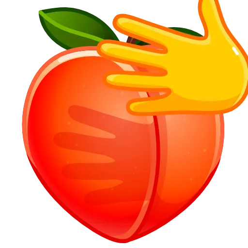 🍑 Стикер «Love Emoji» для Telegram