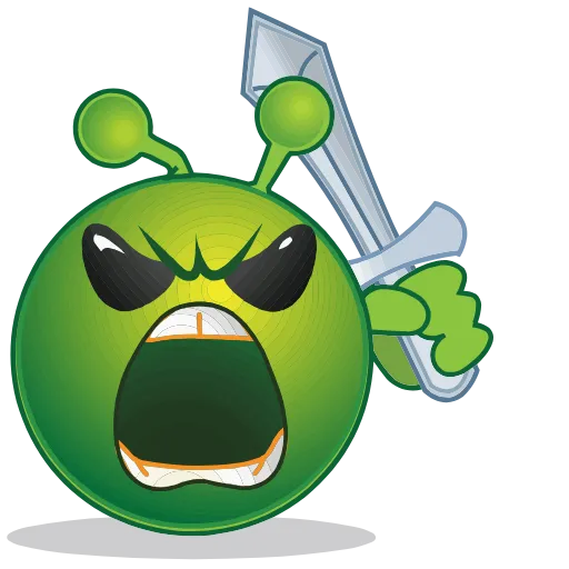 👿 Эмодзи «Инопланетянин» для Telegram