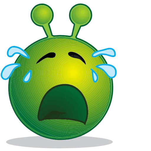 😭 Эмодзи «Инопланетянин» для Telegram