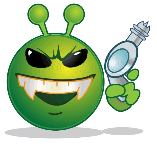 😈 Эмодзи «Инопланетянин» для Telegram