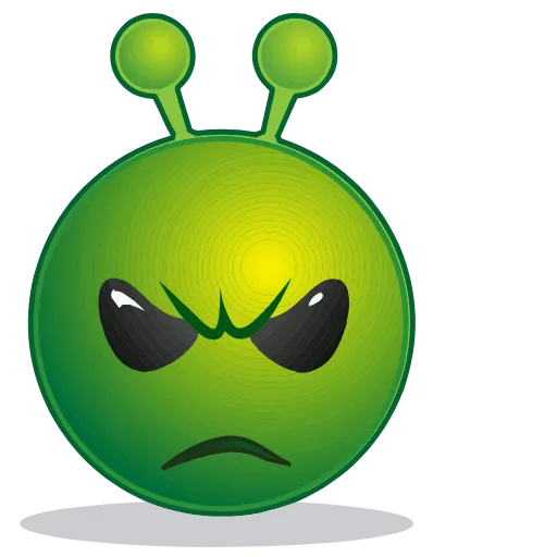 😠 Эмодзи «Инопланетянин» для Telegram