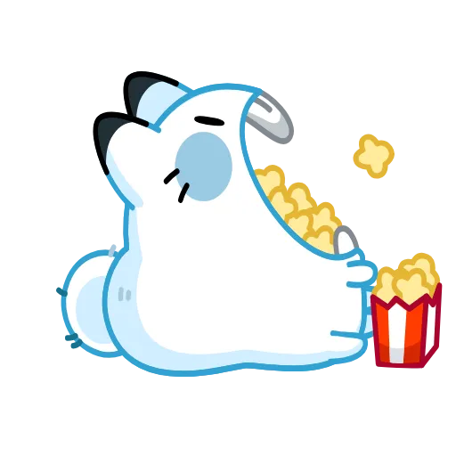 🍿 Эмодзи «Кусь» для Telegram