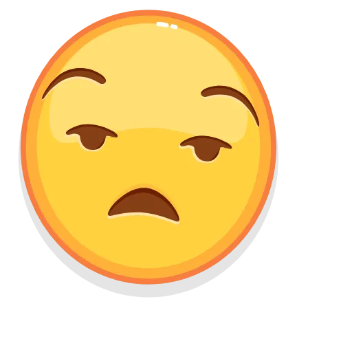 😒 Стикер «Emoji» для Telegram