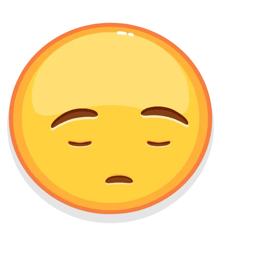 😧 Стикер «Emoji» для Telegram