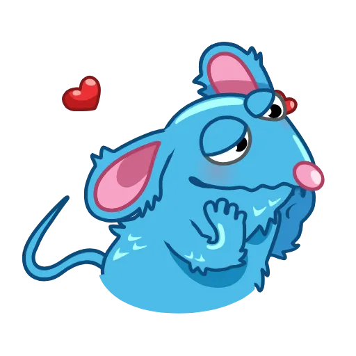 🥰 Эмодзи «Мышонок Туттер» для Telegram