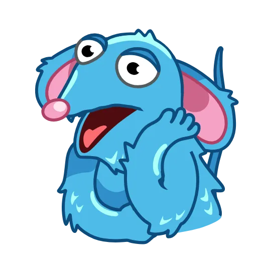😔 Эмодзи «Мышонок Туттер» для Telegram