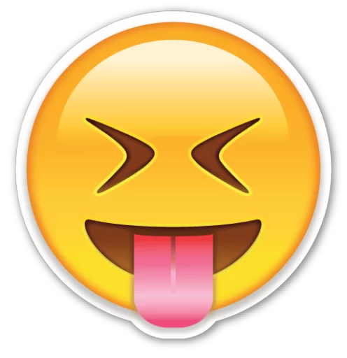 😝 Стикер «Emoji V1.0» для Telegram