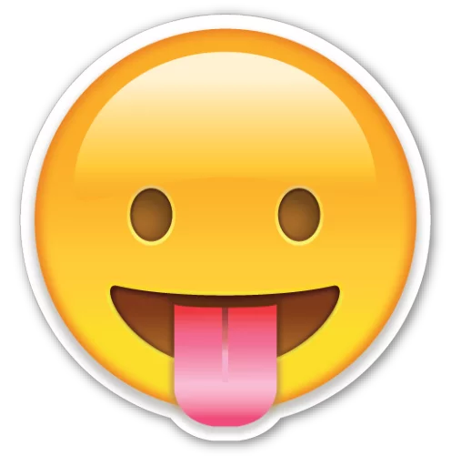 😛 Стикер «Emoji V1.0» для Telegram