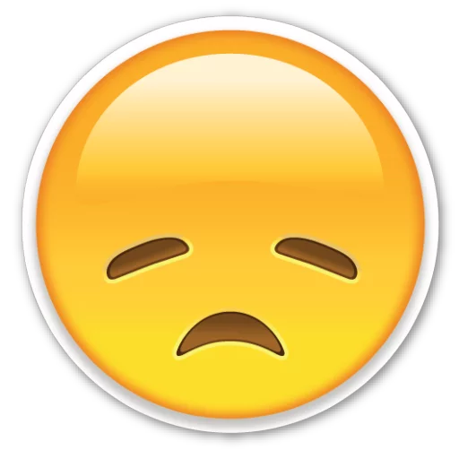 😞 Стикер «Emoji V1.0» для Telegram