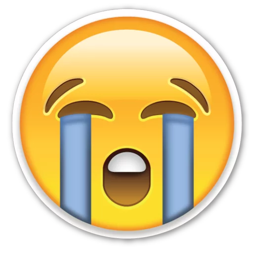 😭 Стикер «Emoji V1.0» для Telegram
