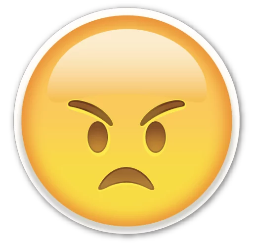 😠 Стикер «Emoji V1.0» для Telegram