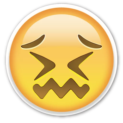 😖 Стикер «Emoji V1.0» для Telegram