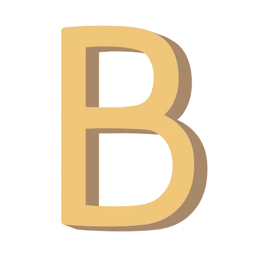 🤩 Эмодзи «Жёлтые буквы» для Telegram