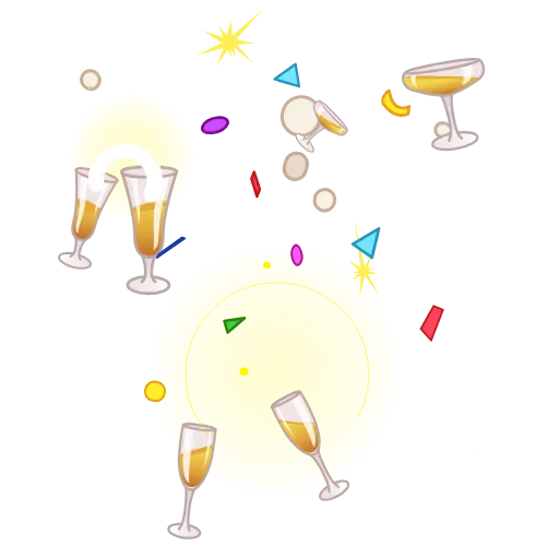 🍾 Стикер «Emoji Animations» для Telegram
