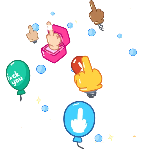 🖕 Стикер «Emoji Animations» для Telegram
